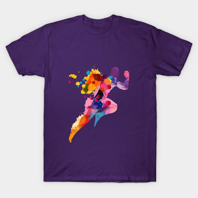 Running Man T-Shirt by Mako Design 